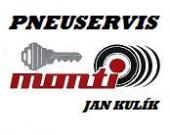 Pneuservis a výroba patentních klíčů Říčany - Radošovice - Pneuservis MONTI - Jan Kulík - logo