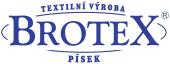 Česká výroba bytového textilu značky Brotex Písek - Pražské Předměstí - Zbyněk Handrejch - Brotex - logo
