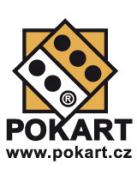 Lepenky, karton, kartonové obaly, klopové krabice Ostrava - Poruba - POKART spol. s.r.o. - logo