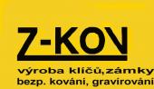 Výroba klíčů, prodej zámků, vložek, kování, oprava zámků Praha 9 - Jaroslava Kovářová-Z- KOV - logo