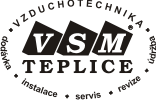 Prodej, montáž, servis, kontroly a revize vzduchotechniky Proboštov - Stanislav Med - VSM Teplice - logo