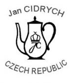 Porcelán, Výroba suvenýrů, Jan Cidrych Liberec - Porcelán - historické sklo  - logo