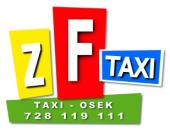 Taxi služba a smluvní přeprava osob po ČR a EU Osek u Duchcova - Zdeněk Fefrčík - TAXI - logo