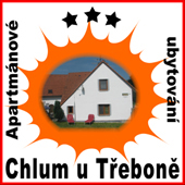 Ubytování ve dvou rodinných penzionech Chlum u Třeboně - Penzion Chlum u Třeboně – Červený - logo