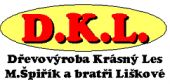 Pila a bednárna, pořez surového dřeva na řezivo Krásný Les - Michal Špiřík - logo